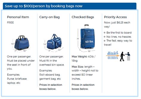 allegiant airlines backpack size.